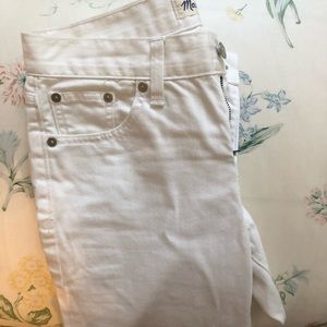 Madewell white jeans